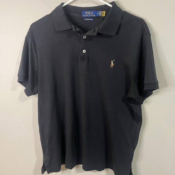 Polo Ralph Lauren Other - Polo Ralph Lauren Men's Medium, Black w/ Realistic Ponyman, Slim Fit